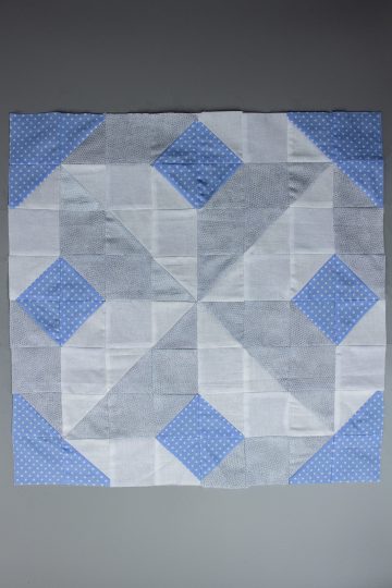 First Snowfall Patchwork Quilt Block