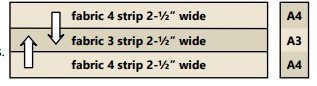 Tic tac toe Piecing Instructions 3