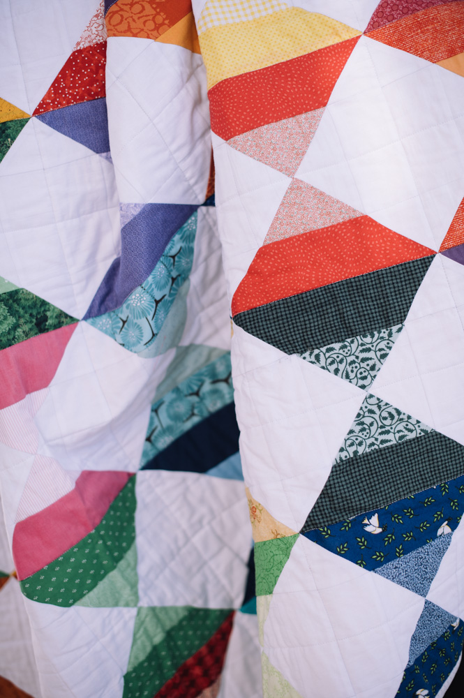 Diamonds for Days Patchwork Quilt