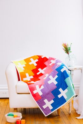 Presenting the Rainbow Dreams Plus Baby Quilt Pattern