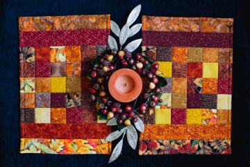 Harvest Hues 16 Patch Placemat Pattern
