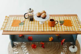 Thankful for Pumpkins Table Runner