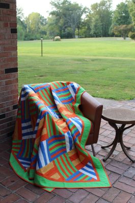 Persimmon Stripe Quilt Pattern