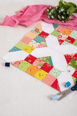 Garden Crossroads Quilt Block Pattern