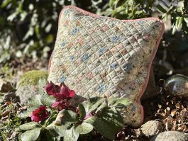 Summer Blooms Floral Cushion