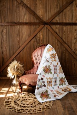 Golden Hour Granny Square Throw Quilt