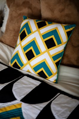 Geometric Glamour Art Deco Cushion Pattern