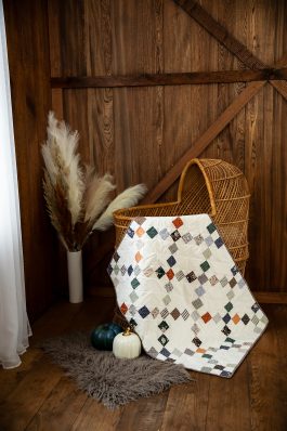 Fall Festivities Irish Chain Baby Quilt