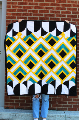 Geometric Glamour Art Deco Quilt Pattern