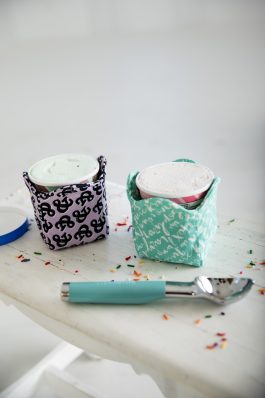 Sweet Life Quilted Ice Cream Pint Cozies